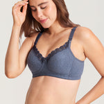 Gratlin Cotton Wireless Support Breastfeeding Bras Beige