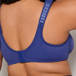 Women's High Impact Sports Bra Midnight Blue @model_info:Blue