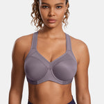 Women's Racerback Underwire Sport Bra Mist Grey