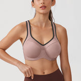Women's Racerback Underwire Sport Bra Brick