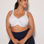 Women's Racerback Underwire Sport Bra White