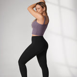 Women's Hugcurve Hidden Scrunch Butt Leggings 25" - No Front Seam Black