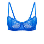 Women's Lace Balconette Underwire Bra Sky Blue