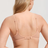 Women's Sexy Mesh Lace Balconette Bra Cream Coffee