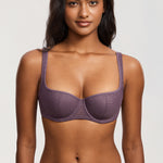 Women's Sexy Lightly Padded Balconette Bra Tornado