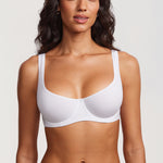 Women's Underwire Balconette Bra White @model_info:ES1