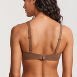 Women's Underwire Balconette Bra Sandalwood Brown-2