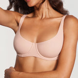 Women's Underwire Balconette Bra Blush Beige