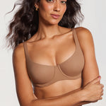 Women's Underwire Balconette Bra Blush Beige