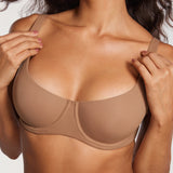 Women's Underwire Balconette Bra Blush Beige