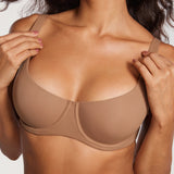 Women's Underwire Balconette Bra Gravel Beige @model_info:ES2