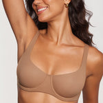 Women's Underwire Balconette Bra Blush Beige