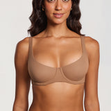 Women's Underwire Balconette Bra Gravel Beige @model_info:ES5