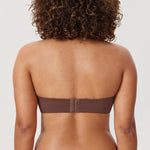 Women's Bandeau Strapless Bra Gravel Beige