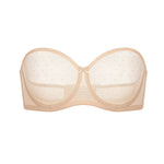 Women's Sexy Mesh Strapless Bra Black