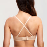 Women's Sexy Mesh Strapless Bra Black