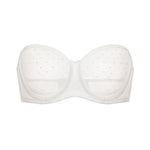 Women's Sexy Mesh Strapless Bra Black