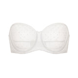 Women's Sexy Mesh Strapless Bra Black
