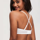 Women's Sexy Mesh Strapless Bra Black