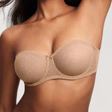 Women's Sexy Mesh Strapless Bra Black