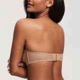Women's Sexy Mesh Strapless Bra Black