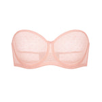 Women's Sexy Mesh Strapless Bra Black