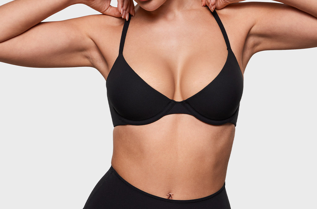 Women's Plunge Lightly Padded Demi Bra - Inbarely® Plus Warm Beige