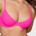 Women's Plunge Lightly Padded Demi Bra - Inbarely® Plus Warm Beige