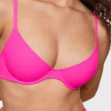 Women's Plunge Lightly Padded Demi Bra - Inbarely® Plus Warm Beige