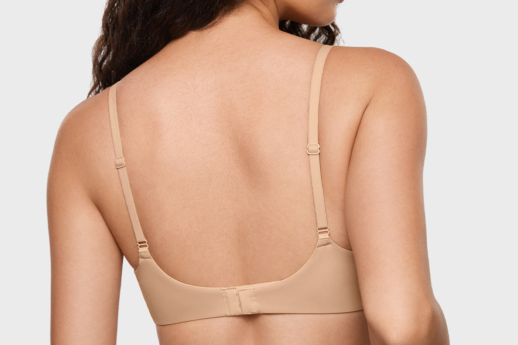 Women's Plunge Lightly Padded Demi Bra - Inbarely® Plus Warm Beige