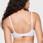 Women's Plunge Lightly Padded Demi Bra - Inbarely® Plus White
