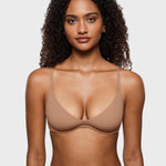 Women's Inbarely® Plus Unlined Plunge Bra Gravel Beige