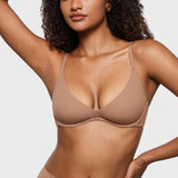 Women's Inbarely® Plus Unlined Plunge Bra Gravel Beige