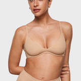 Women's Inbarely® Plus Unlined Plunge Bra Warm Beige