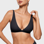 Women's Inbarely® Soft Deep V Triangle Bralette Lipstick Red