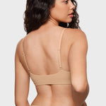Women's Inbarely® Soft Deep V Triangle Bralette Hazelnut