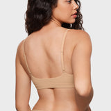 Women's Inbarely® Soft Deep V Triangle Bralette Hazelnut