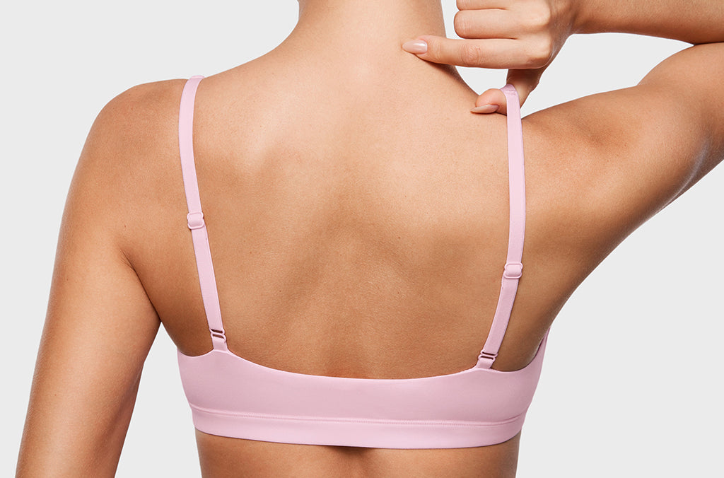 Women's Inbarely® Soft Deep V Triangle Bralette Warm Beige