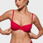 Women's Inbarely® Plus Unlined Balconette Bra Lipstick Red