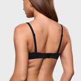 Women's Inbarely® Plus V Neck Unlined Bra - Wide Straps Black