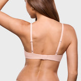 Women's Inbarely® Plus V Neck Unlined Bra - Wide Straps Gentle Rose