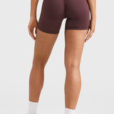 Women's High Waist No Front Seam Scrunch Butt Biker Shorts 5'' V-Back Scrunch Booty Gym Workouts Black