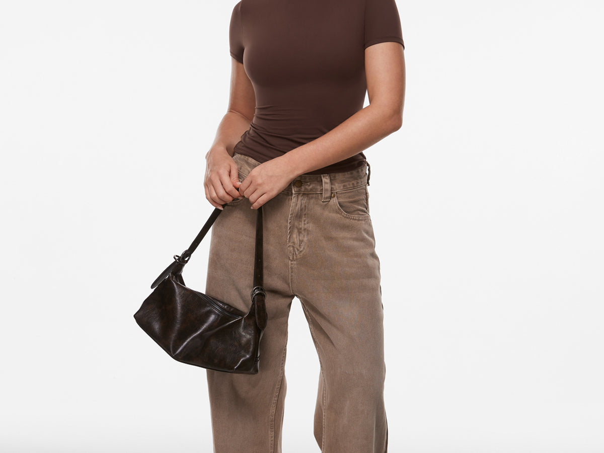 INLYRIC Women‘s Inbarely® Ultra Short Sleeve Top - Double Layer Black