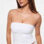 Women's Natrelax® Fold Over Tube Top Black