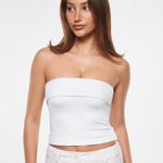 Women's Natrelax® Fold Over Tube Top Black