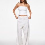 Women's Natrelax® Fold Over Tube Top Black