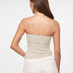 Women's Natrelax® Fold Over Tube Top White