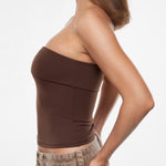 Women's Natrelax® Fold Over Tube Top Mojave Tan