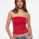 Women's Natrelax® Fold Over Tube Top Lipstick Red