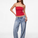 Women's Natrelax® Fold Over Tube Top Lipstick Red